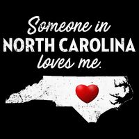 Someone In North Carolina Loves Me North Carolina 16 in Basic Backpack