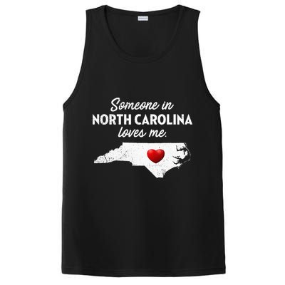 Someone In North Carolina Loves Me North Carolina PosiCharge Competitor Tank