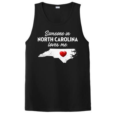 Someone In North Carolina Loves Me North Carolina PosiCharge Competitor Tank