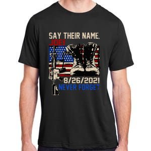 say ir names joe names of fallen soldiers 13 heroes Adult ChromaSoft Performance T-Shirt