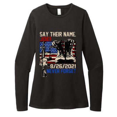 say ir names joe names of fallen soldiers 13 heroes Womens CVC Long Sleeve Shirt