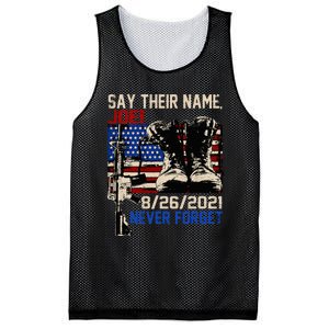 say ir names joe names of fallen soldiers 13 heroes Mesh Reversible Basketball Jersey Tank