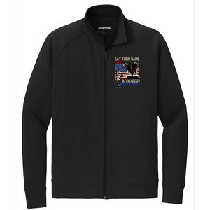 say ir names joe names of fallen soldiers 13 heroes Stretch Full-Zip Cadet Jacket