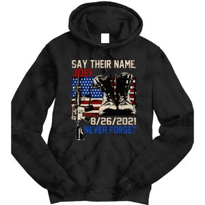 say ir names joe names of fallen soldiers 13 heroes Tie Dye Hoodie