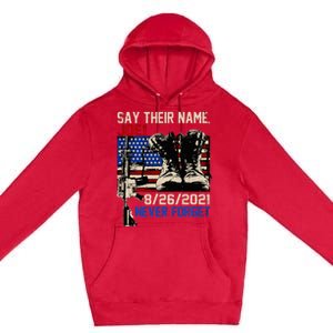 say ir names joe names of fallen soldiers 13 heroes Premium Pullover Hoodie