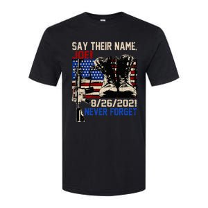 say ir names joe names of fallen soldiers 13 heroes Softstyle CVC T-Shirt