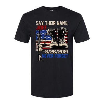 say ir names joe names of fallen soldiers 13 heroes Softstyle® CVC T-Shirt