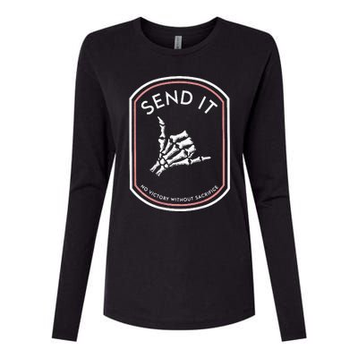 Send It No Victory Without Sacrifice Womens Cotton Relaxed Long Sleeve T-Shirt