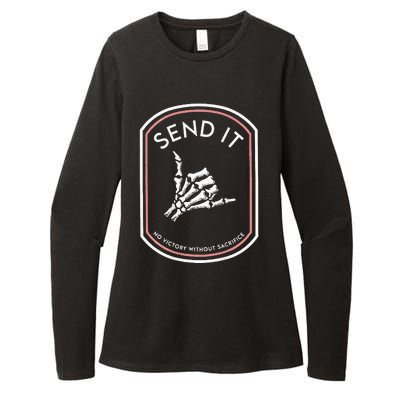 Send It No Victory Without Sacrifice Womens CVC Long Sleeve Shirt