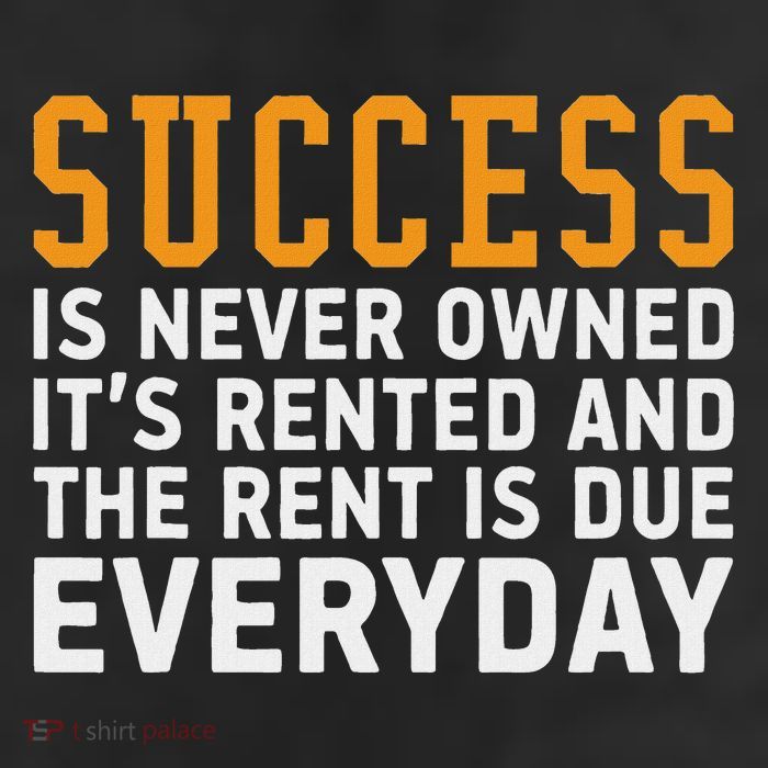 Success Is Never Owned It's Rented And Rent Is Due Everyday Microfiber Hand Towel