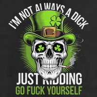 Skull IM Not Always A Dick Just Ding Go Fuck Yourself .Png 25L Jumbo Tote