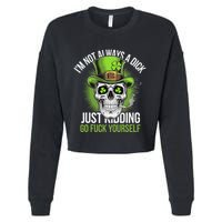 Skull IM Not Always A Dick Just Ding Go Fuck Yourself .Png Cropped Pullover Crew
