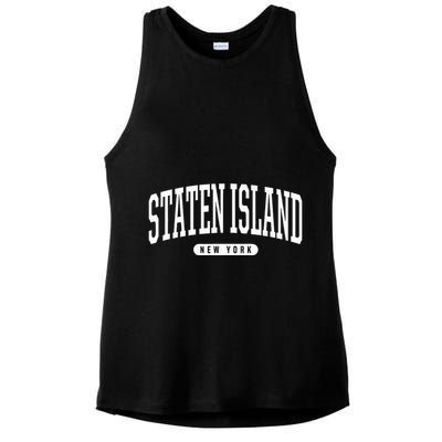 Staten Island New York Staten Island Ladies PosiCharge Tri-Blend Wicking Tank