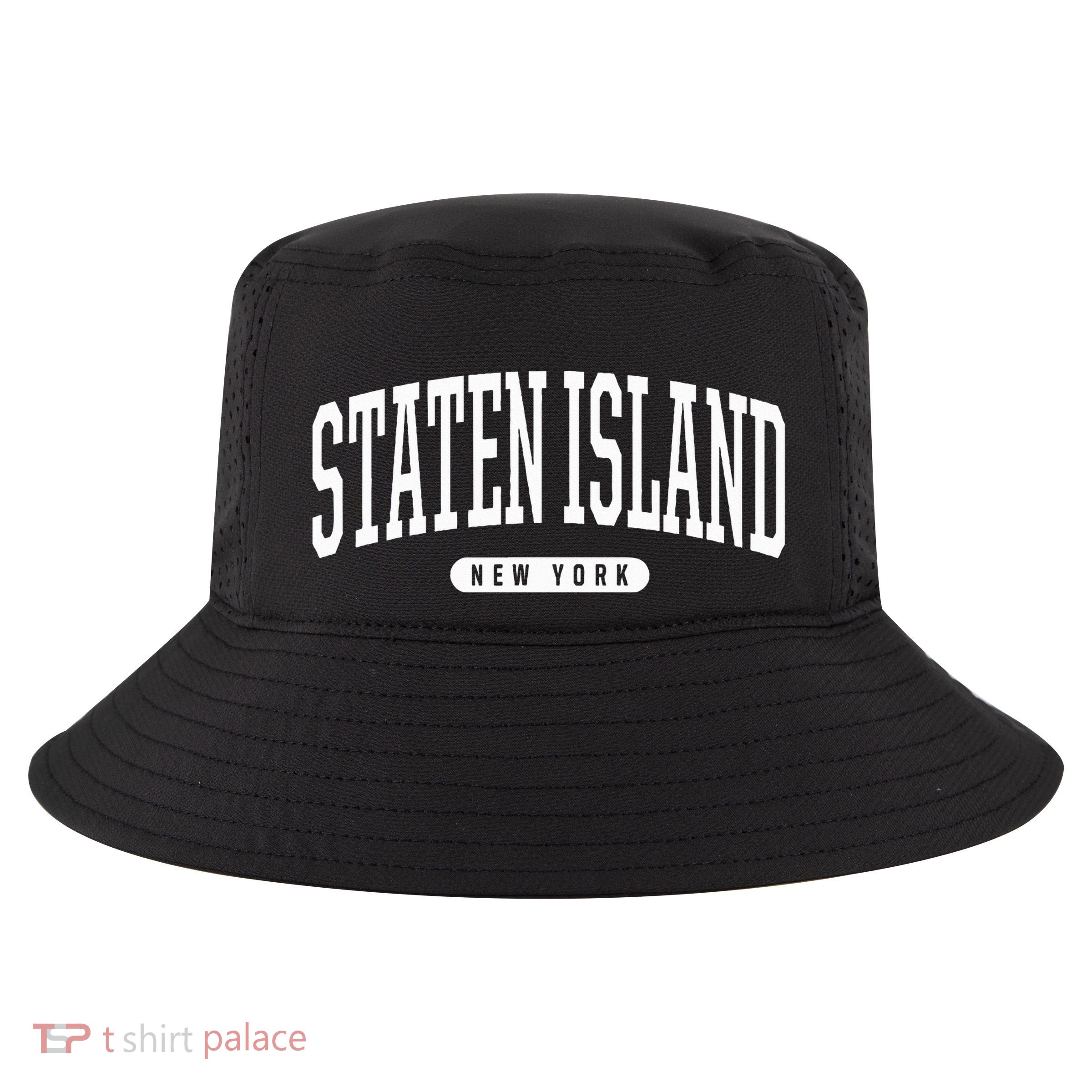 Staten Island New York Staten Island Cool Comfort Performance Bucket Hat
