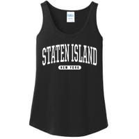 Staten Island New York Staten Island Ladies Essential Tank