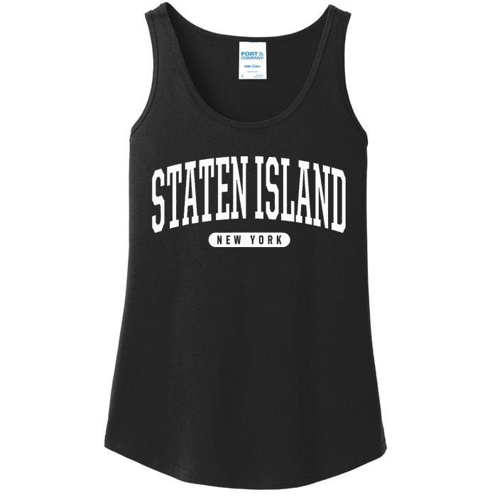 Staten Island New York Staten Island Ladies Essential Tank