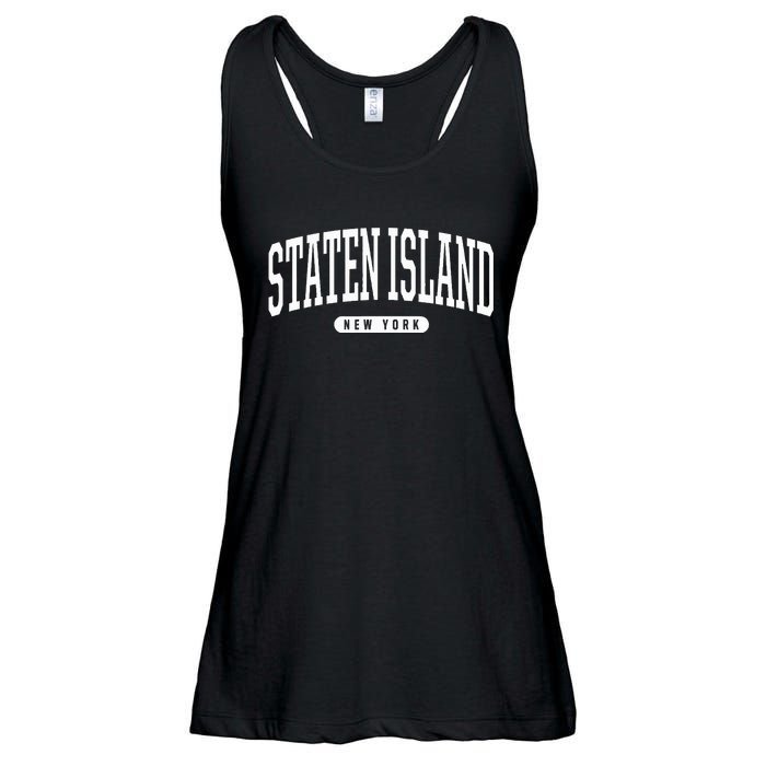 Staten Island New York Staten Island Ladies Essential Flowy Tank