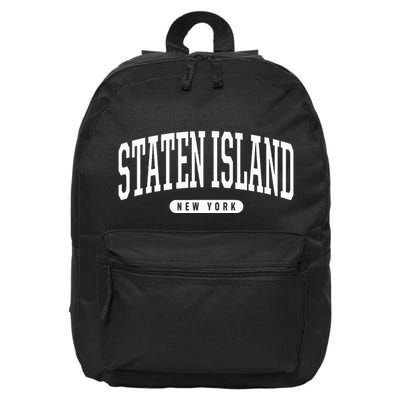 Staten Island New York Staten Island 16 in Basic Backpack