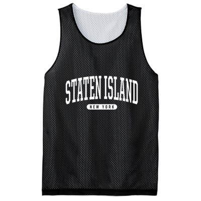 Staten Island New York Staten Island Mesh Reversible Basketball Jersey Tank