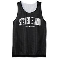 Staten Island New York Staten Island Mesh Reversible Basketball Jersey Tank