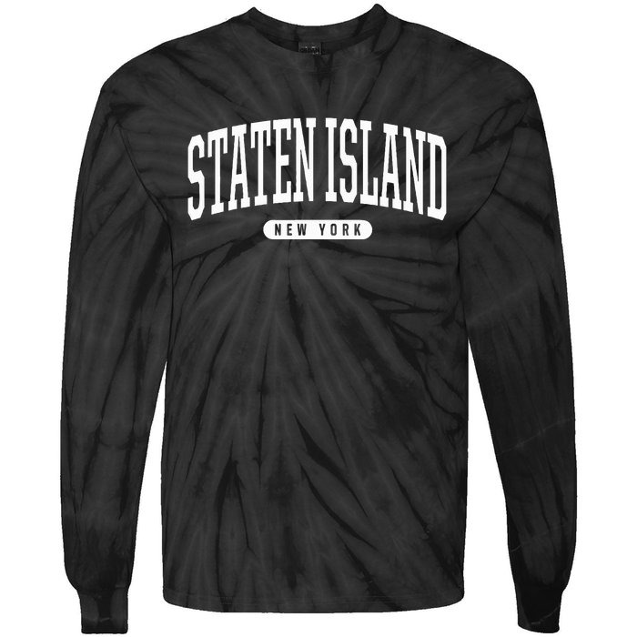 Staten Island New York Staten Island Tie-Dye Long Sleeve Shirt