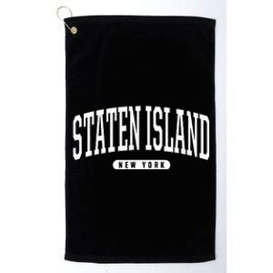 Staten Island New York Staten Island Platinum Collection Golf Towel