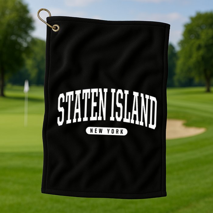 Staten Island New York Staten Island Golf Towel