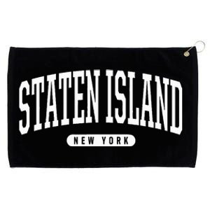 Staten Island New York Staten Island Grommeted Golf Towel