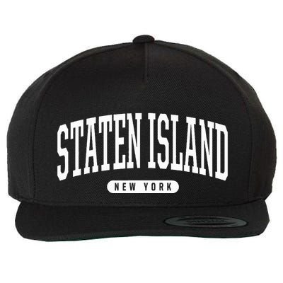 Staten Island New York Staten Island Wool Snapback Cap