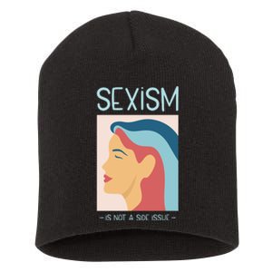 Sexism Is Not A Side Issue Short Acrylic Beanie