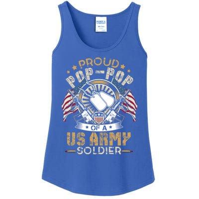 She Is Not Just A Soldier She Is My Daughter Proud Army Mom Gift Ladies Essential Tank