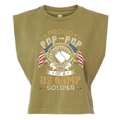 She Is Not Just A Soldier She Is My Daughter Proud Army Mom Gift Garment-Dyed Women's Muscle Tee