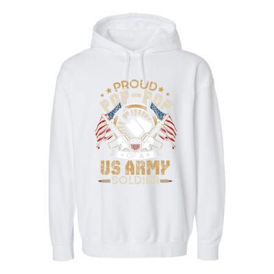 She Is Not Just A Soldier She Is My Daughter Proud Army Mom Gift Garment-Dyed Fleece Hoodie