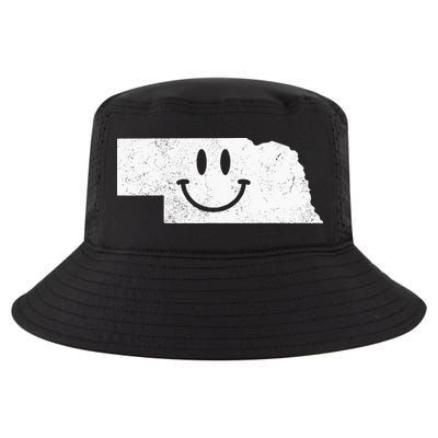 Smiling In NE – Funny Nebraska Happy Face Cool Comfort Performance Bucket Hat