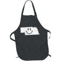 Smiling In NE – Funny Nebraska Happy Face Apron