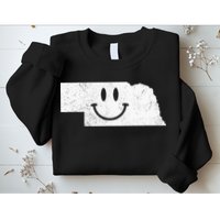 Smiling In NE – Funny Nebraska Happy Face Sweatshirt