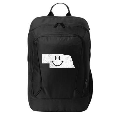 Smiling In NE – Funny Nebraska Happy Face City Backpack