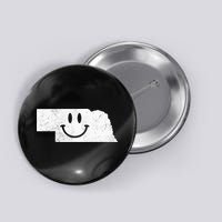 Smiling In NE – Funny Nebraska Happy Face Button