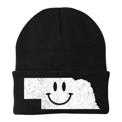 Smiling In NE – Funny Nebraska Happy Face Beanie
