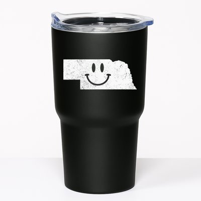 Smiling In NE – Funny Nebraska Happy Face Tumbler