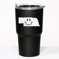 Smiling In NE – Funny Nebraska Happy Face Tumbler