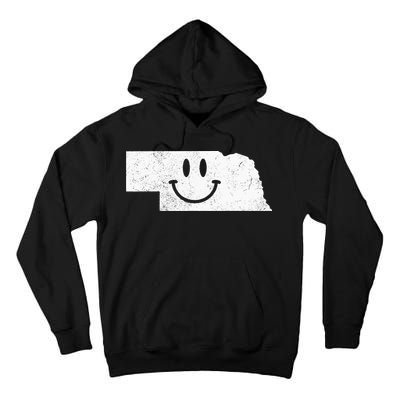 Smiling In NE – Funny Nebraska Happy Face Tall Hoodie