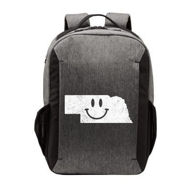 Smiling In NE – Funny Nebraska Happy Face Vector Backpack