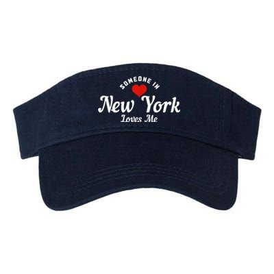 Someone In New York Loves Me NY NYC Funny Cute Valucap Bio-Washed Visor