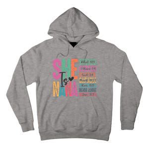 She Is Nana Christian Mothers Day Jesus Nana Religious Tall Hoodie