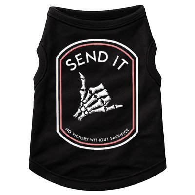 Send It No Victory Without Sacrifice (on back) Doggie Tank