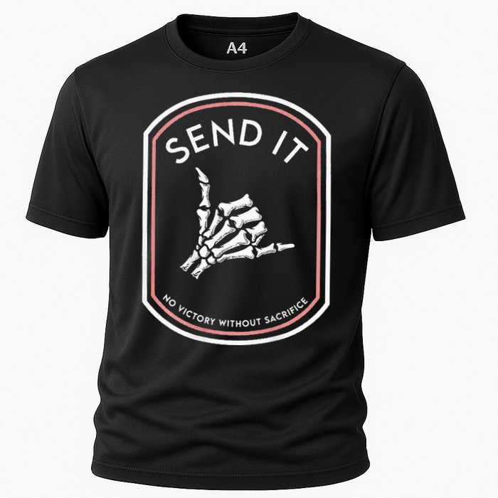 Send It No Victory Without Sacrifice (on back) Performance Shirt