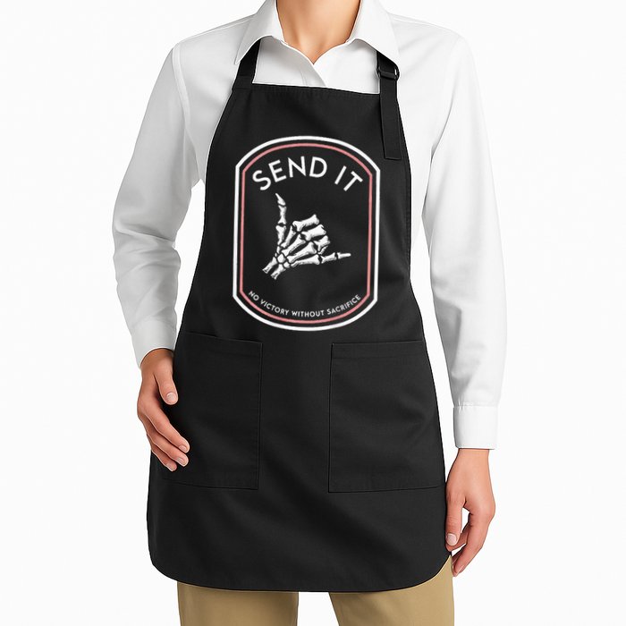 Send It No Victory Without Sacrifice (on back) Apron