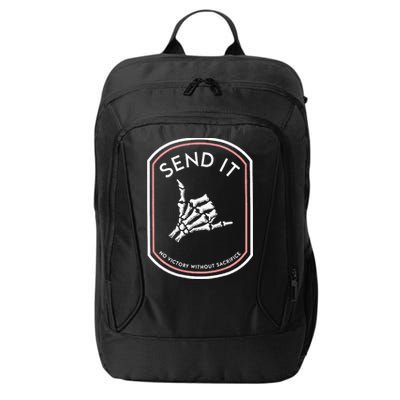 Send It No Victory Without Sacrifice (on back) City Backpack