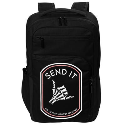 Send It No Victory Without Sacrifice (on back) Impact Tech Backpack